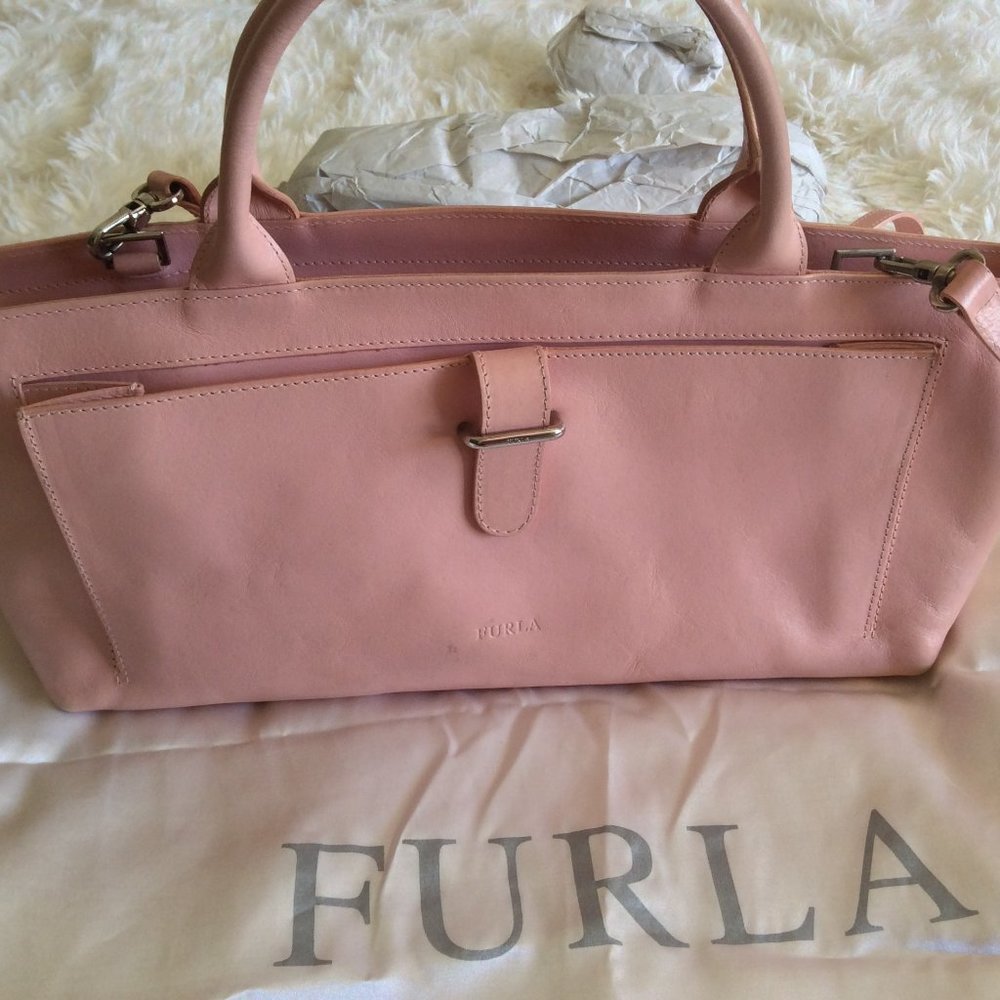 Furla Light Pink Rectangular Bag - image 1